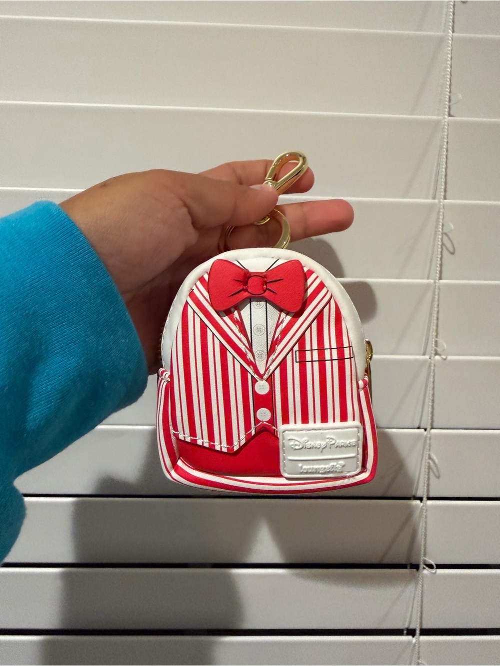 Disney Parks loungefly Mini Backpack Keychain dapper costume surprise box